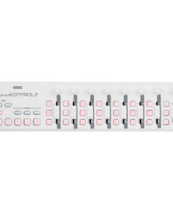 Controlador MIDI - KORG NANOKONTROL2 blanco vista frontal
