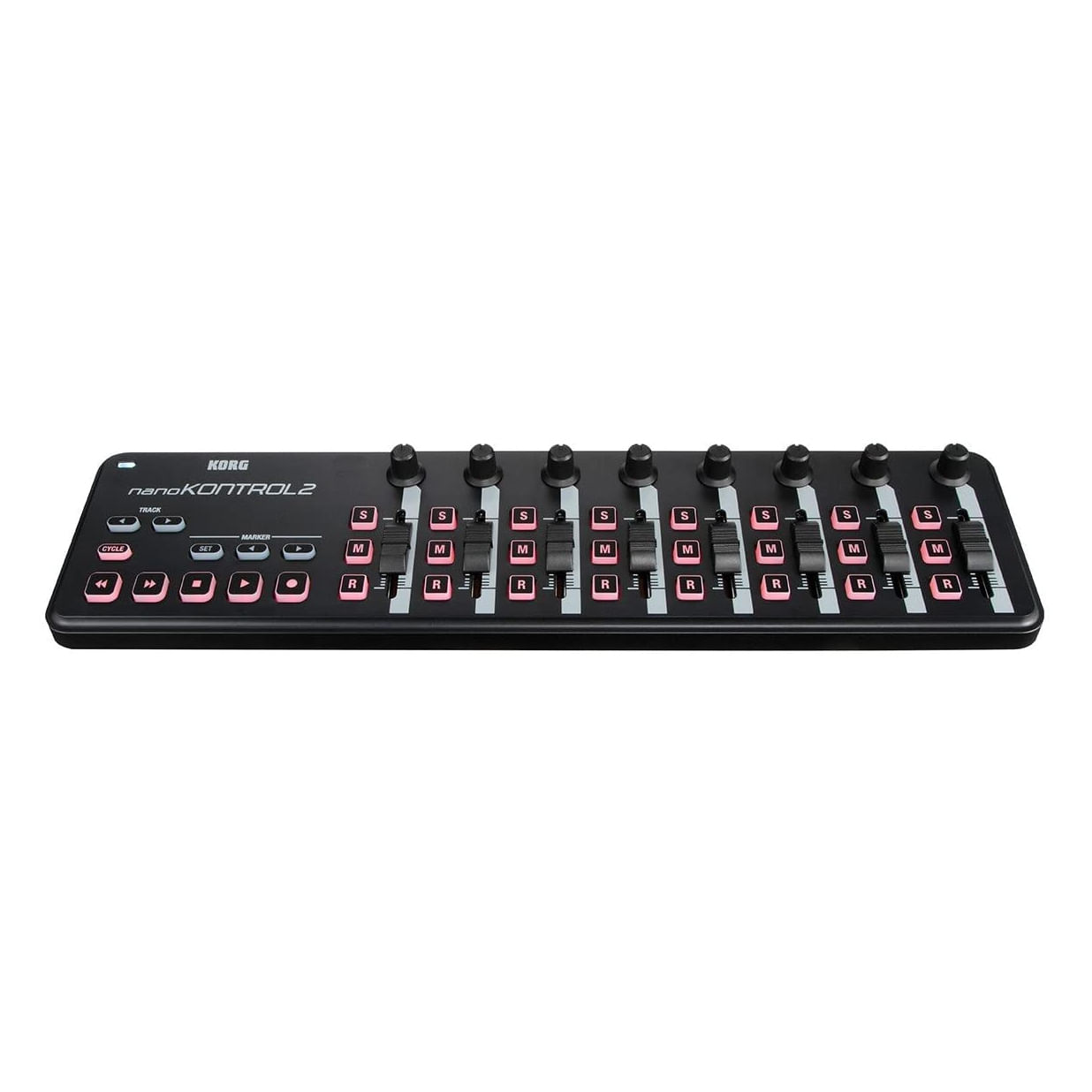 Controlador MIDI - KORG NANOKONTROL2 vista frontal Controlador MIDI - KORG NANOKONTROL2 vista frontal